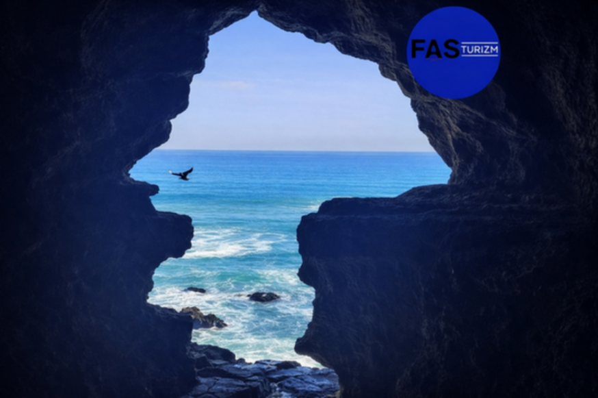 Fas Tanca’daki Herkül Mağarası Nerede Atlas Okyanusu Manzarası