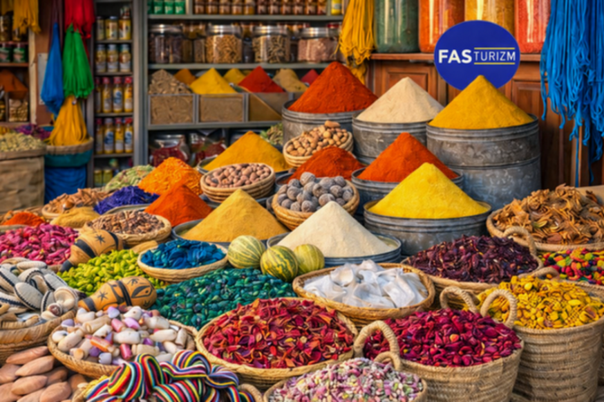 fas baharatları, fas çarşıları, souk, marakeş baharat pazarı, fas kültürü