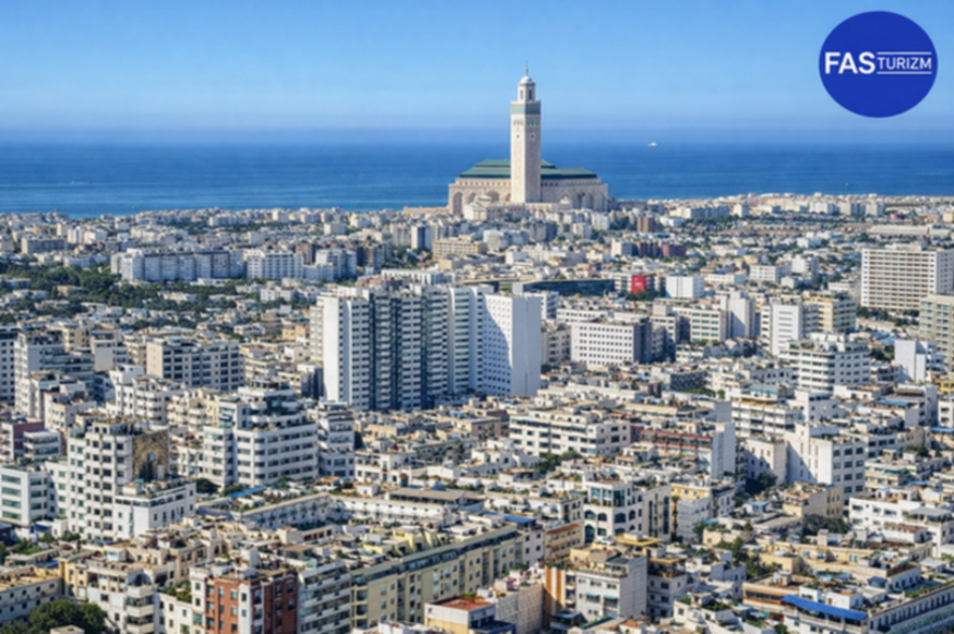 Kazablanka Şehir Manzarası – Fasturizm | Fas’ın En Büyük Şehri