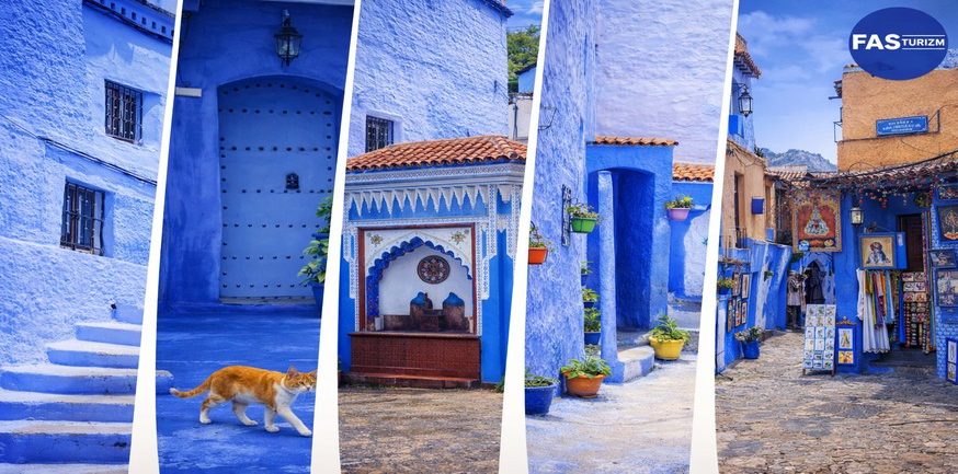 Şafşavan turu ile Fas’ın mavi sokaklarını keşfedin! konforlu ve rehberli tur programları Fasturizm farkıyla sizi bekliyor.
